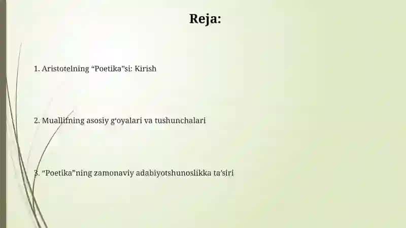 Aristotel: Poetika asari xususida 2