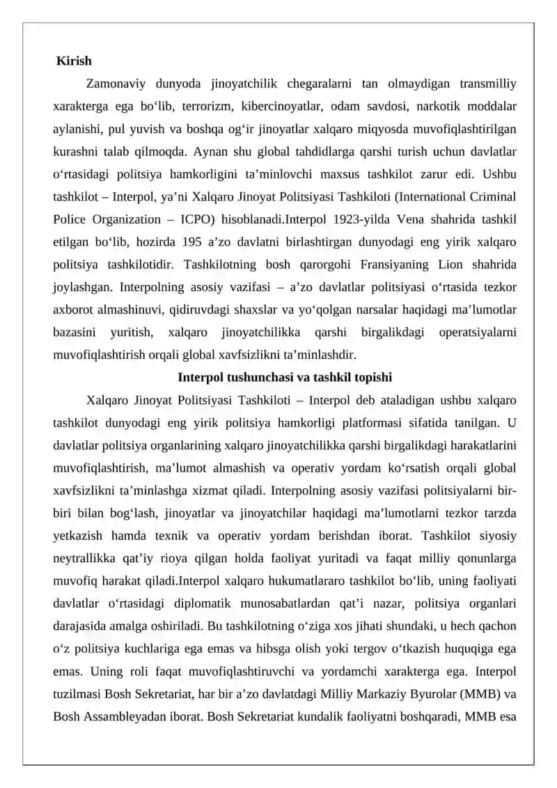 Interpol faoliyati 2