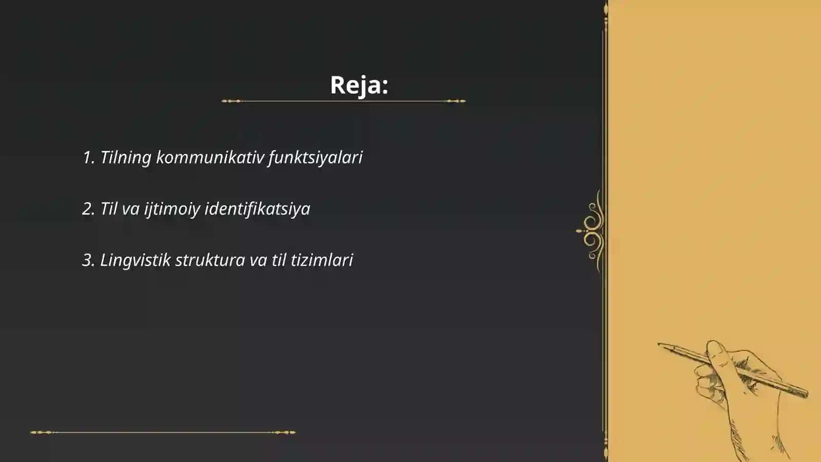 Tilning tizim sifatidagi mohiyati 2