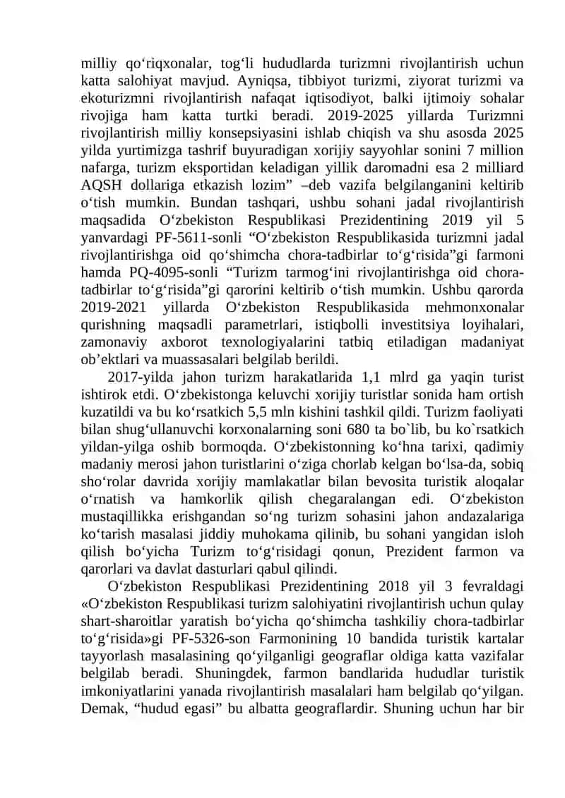 Turizm geografiyasi 2