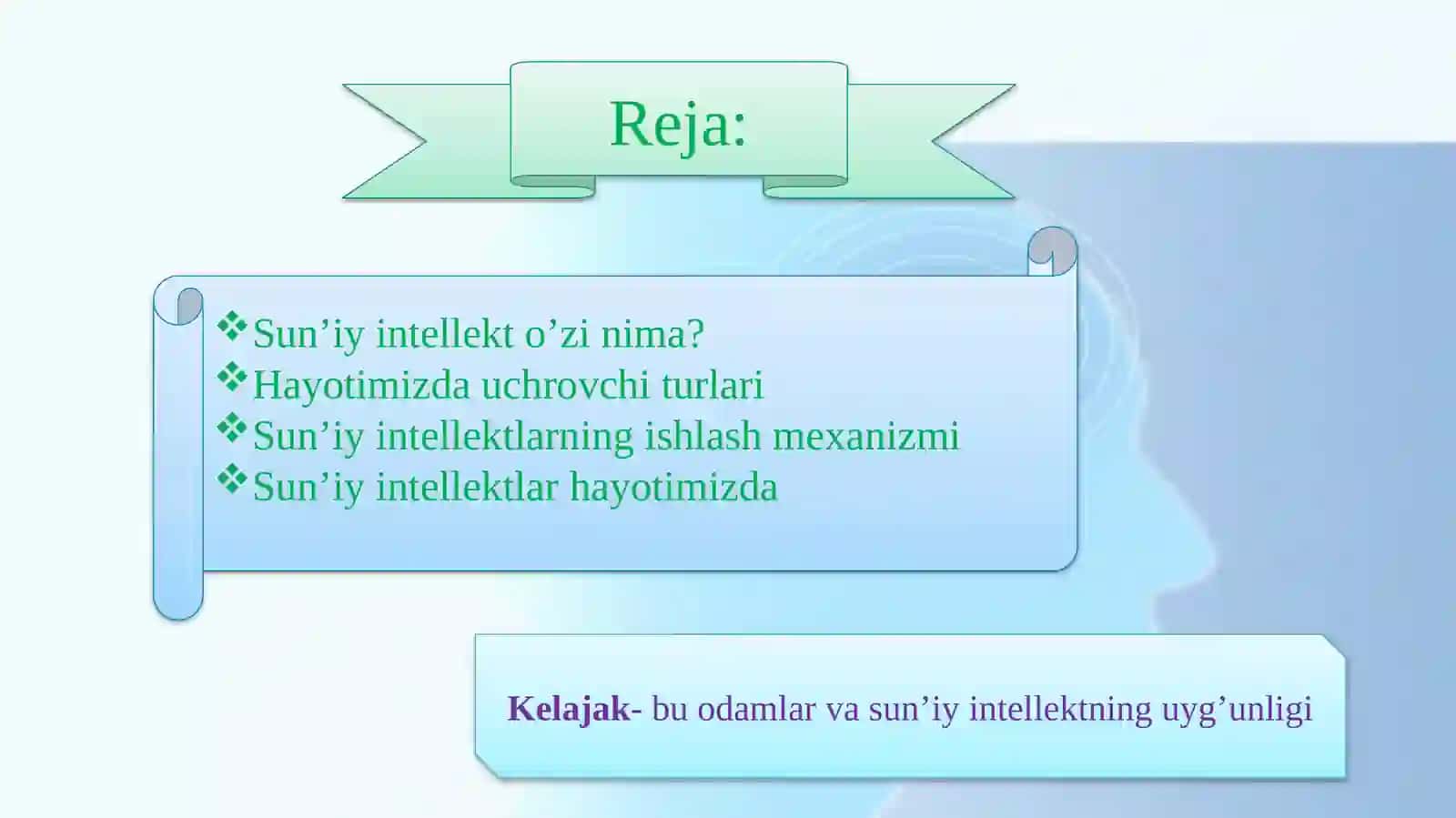 Sun’iy intellekt tushunchasi 2