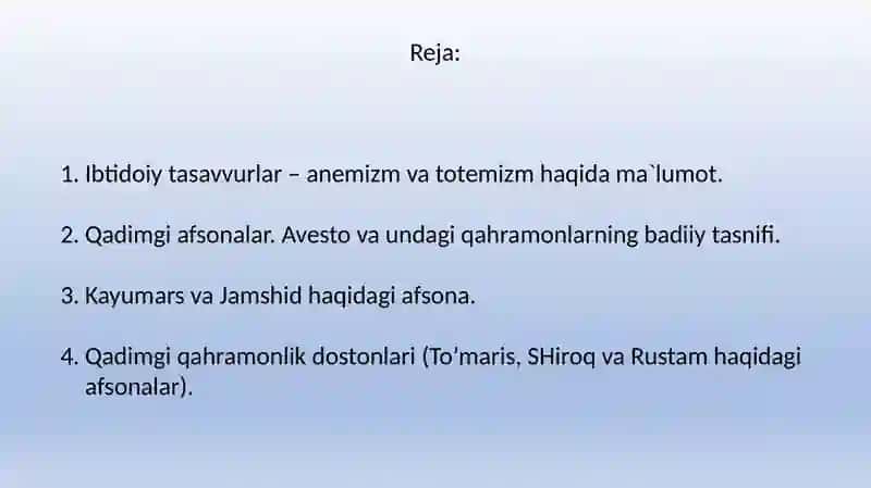 Xalq og‘zaki ijodidagi an’anaviy obrazlar 2