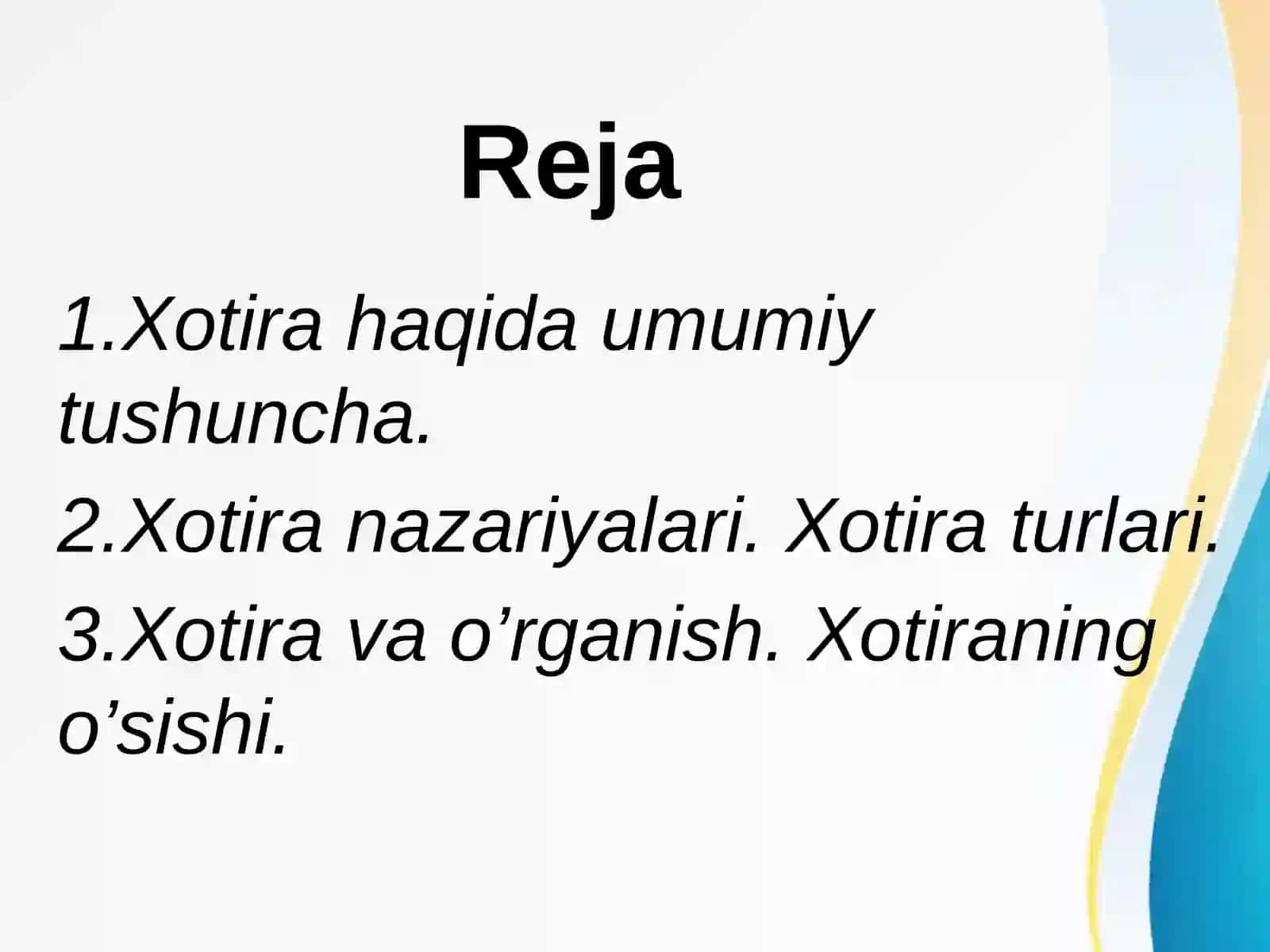 Xotiraxususiyatlari 2