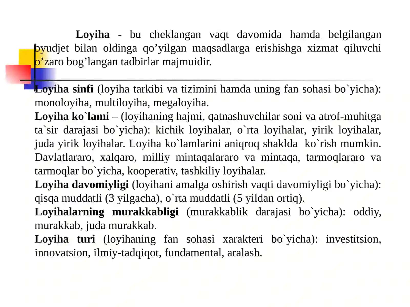 LОYIHA TAHLILI KОNTSЕPTSIYASI 2