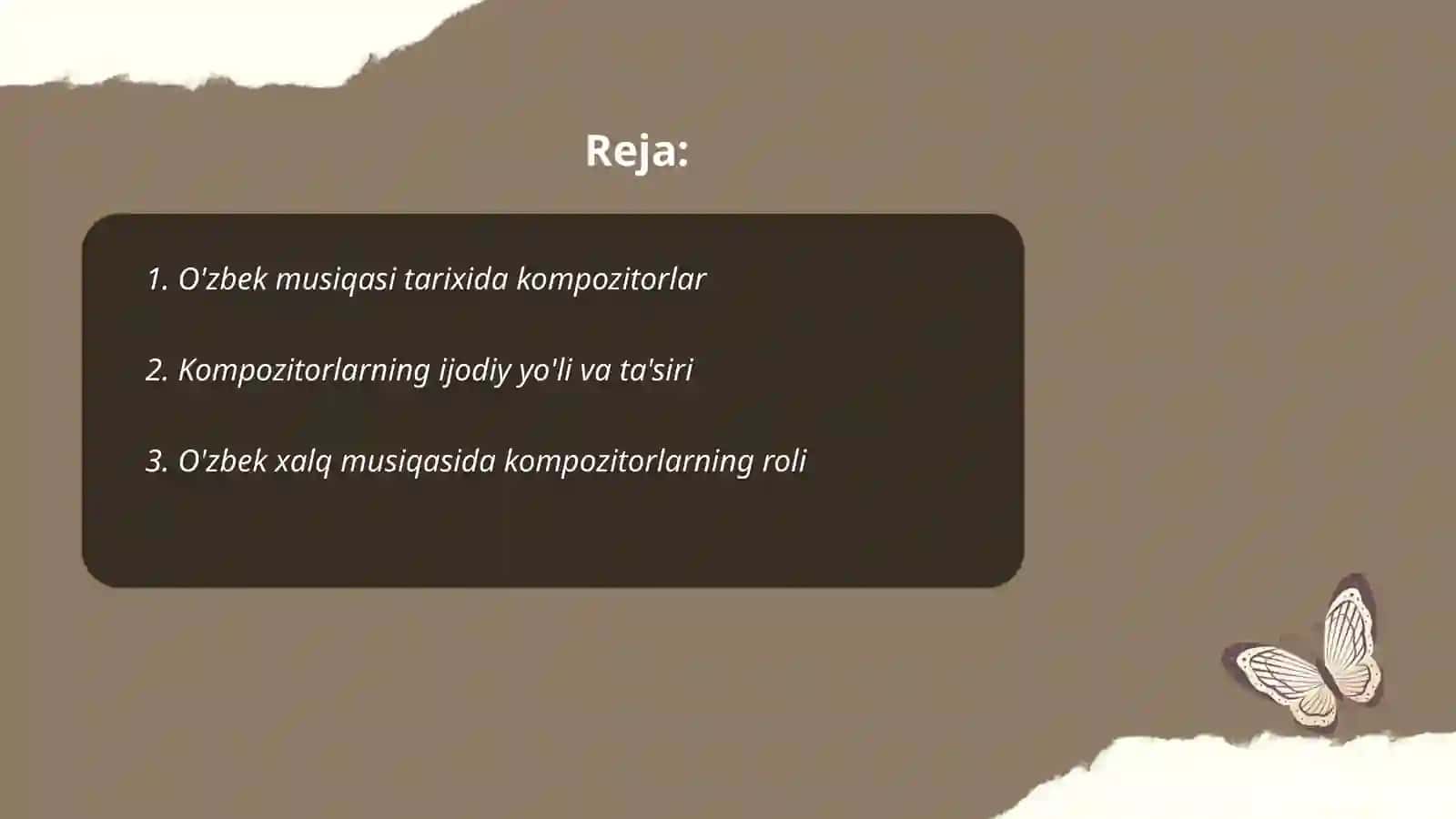 O'zbek musiqasi kompozitorlari hayoti 2