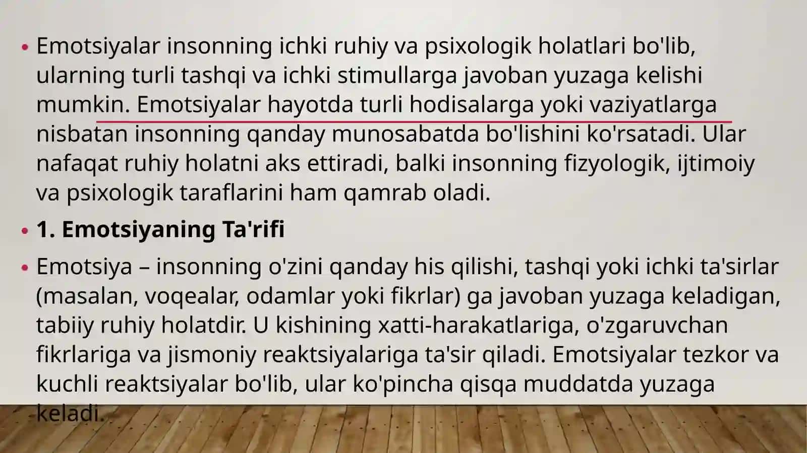 Emotsiya Haqida Umumiy Tushuncha 2