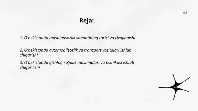 O'bekistonda mashinasozlik sanoati 2