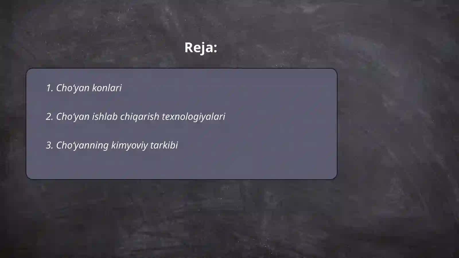 Cho‘yan konlari 2