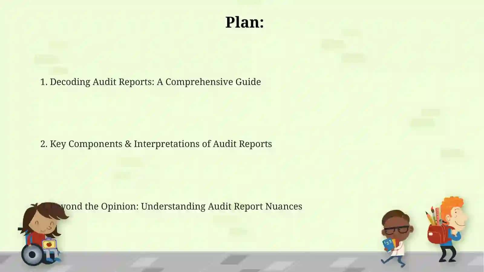 Understanding financial audit reports in english 2
