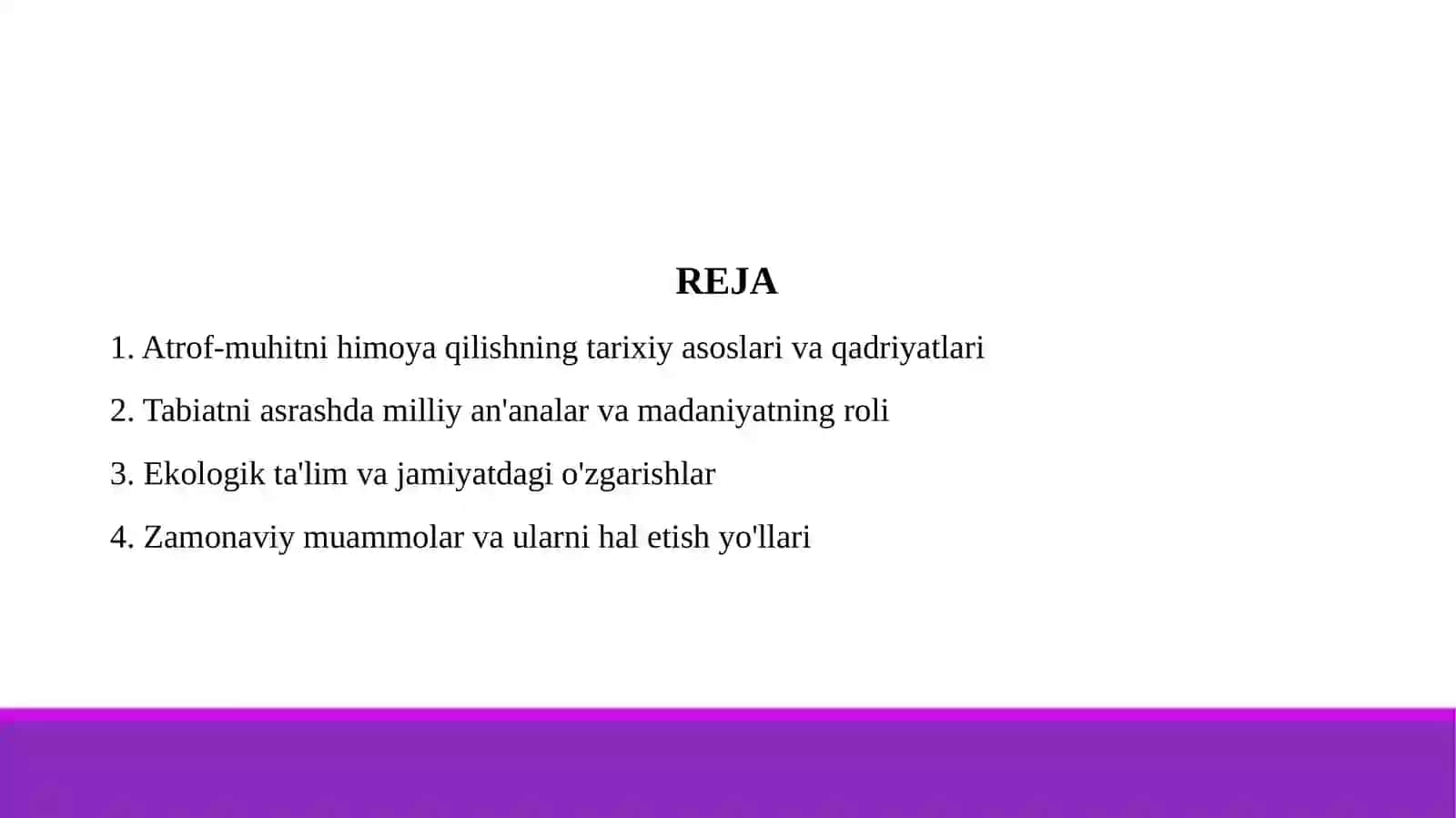 ATROF - MUHIT VA TABIATNI ASRASHGA OID AZALIY QADRIYATLAR 2