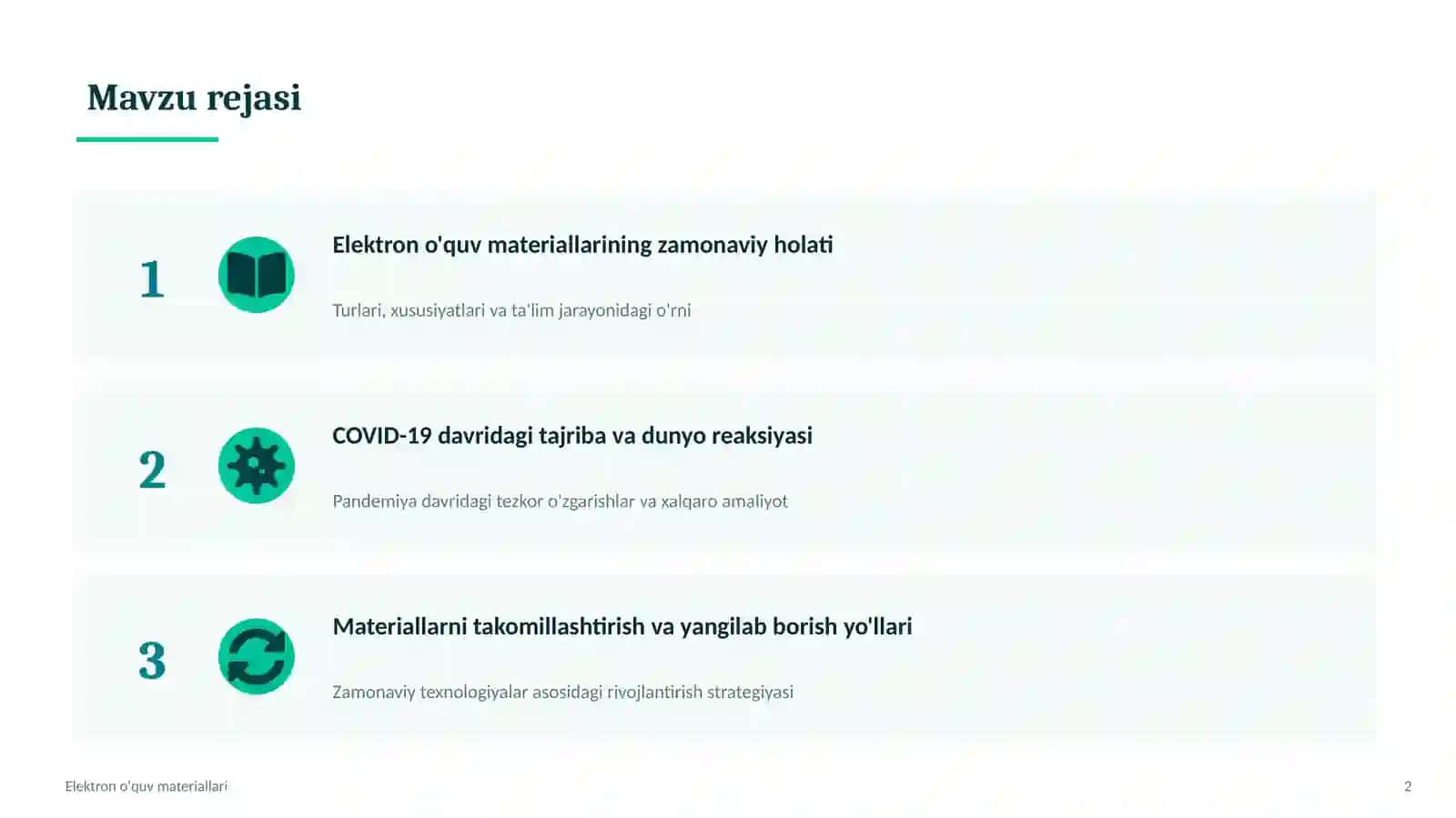 Elektron o'quv materiallari 2