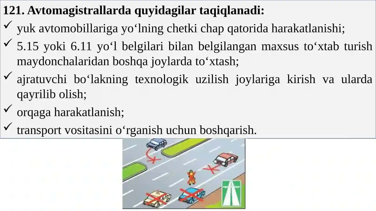 Avtomagistrallarda Harakatlanish 2