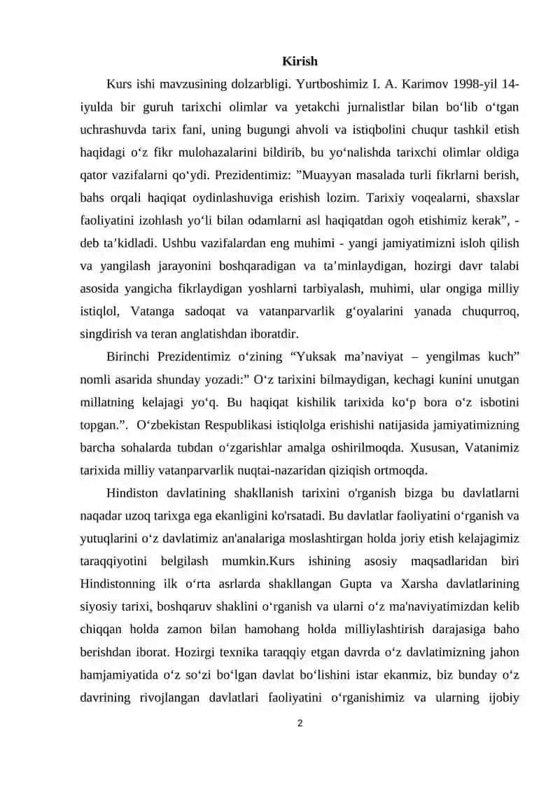 Qadimgi Hindistonning Tabiati va Aholisi 2
