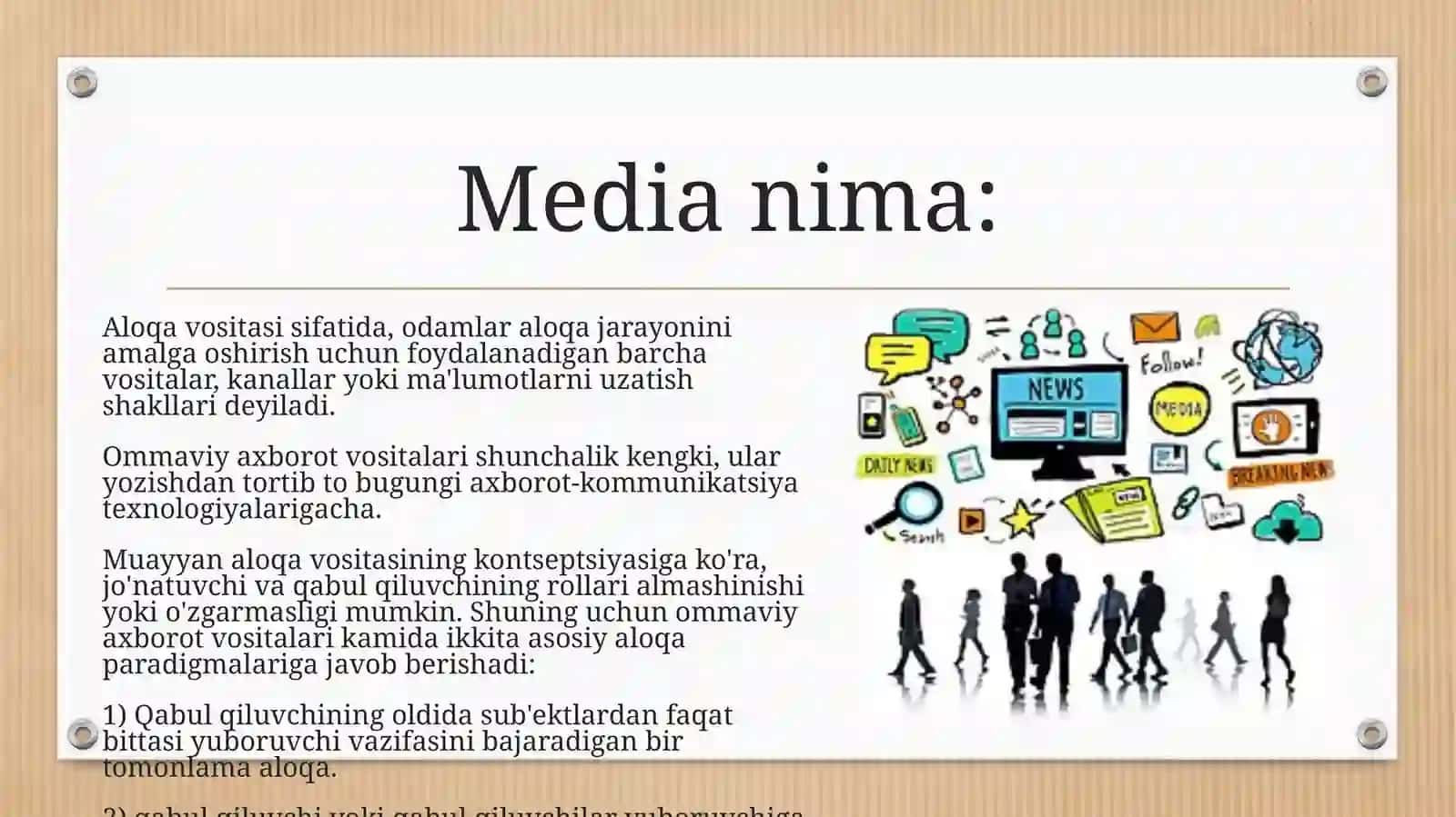 MEDIA SAVODXONLIKNIRIVOJLANTIRISH YO’LLARI 2