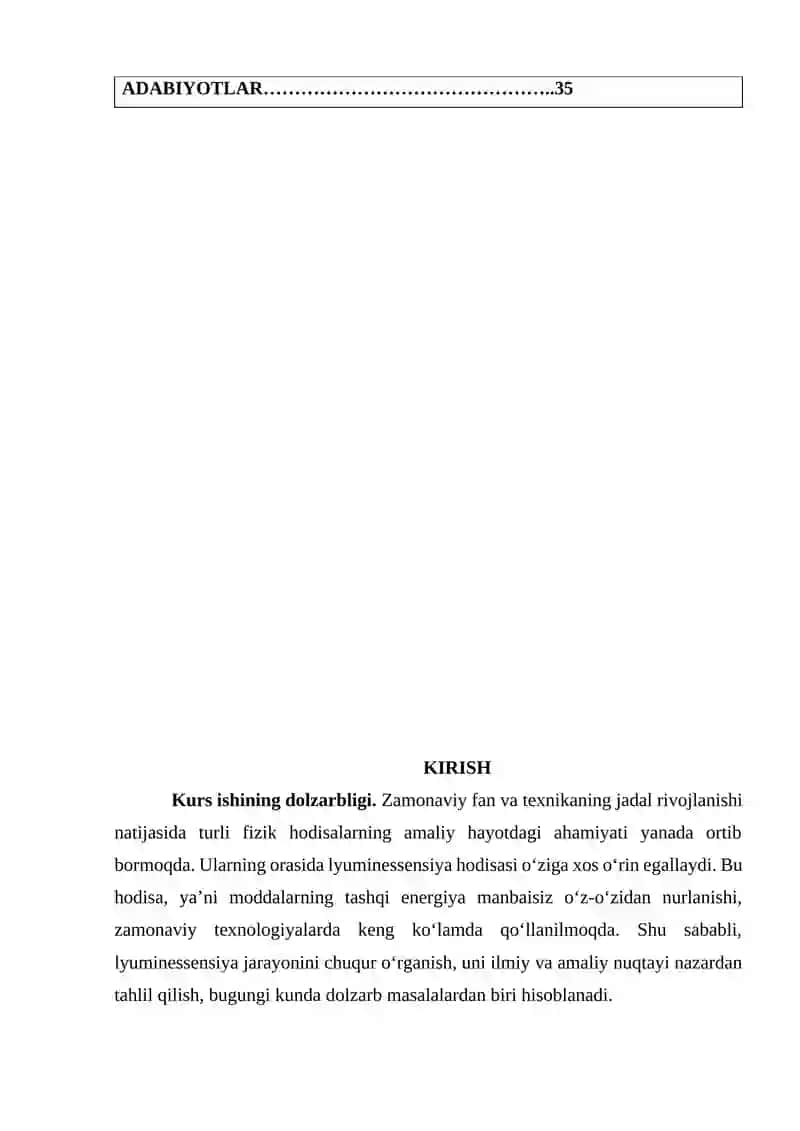Lyuminessensiya Hodisasi Va Uning Qo‘llanilishi 2