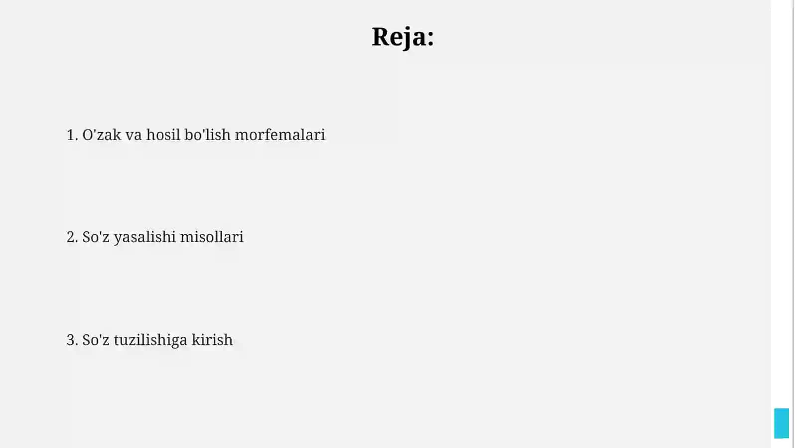 Soʻz tarkibi.Asos va asosdosh soʻzlar 2