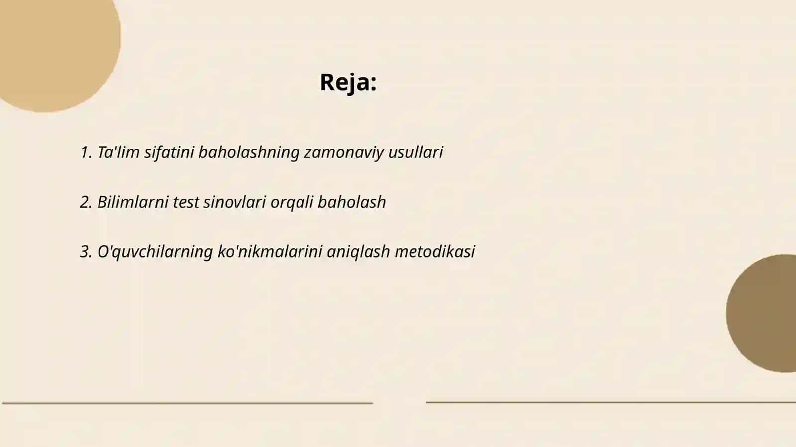 Ta'lim sifatini baholashning zamonaviy usullari 2
