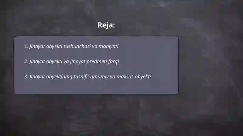 Jinayot obyekti 2