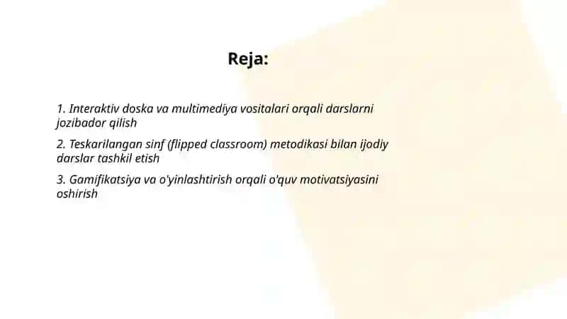 Innovatsion Metodlar 2