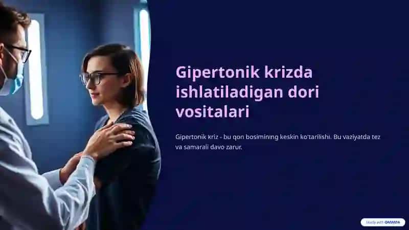 Gipertonik krizlar 2