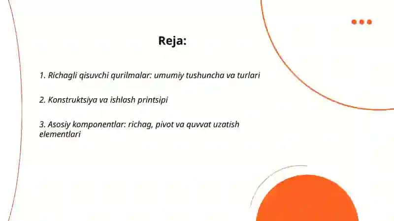 Richagli qisuvchi qurilmalar 2