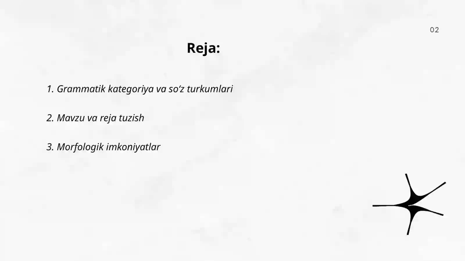 Grammatik kategoriya va so‘z turkumlari 2