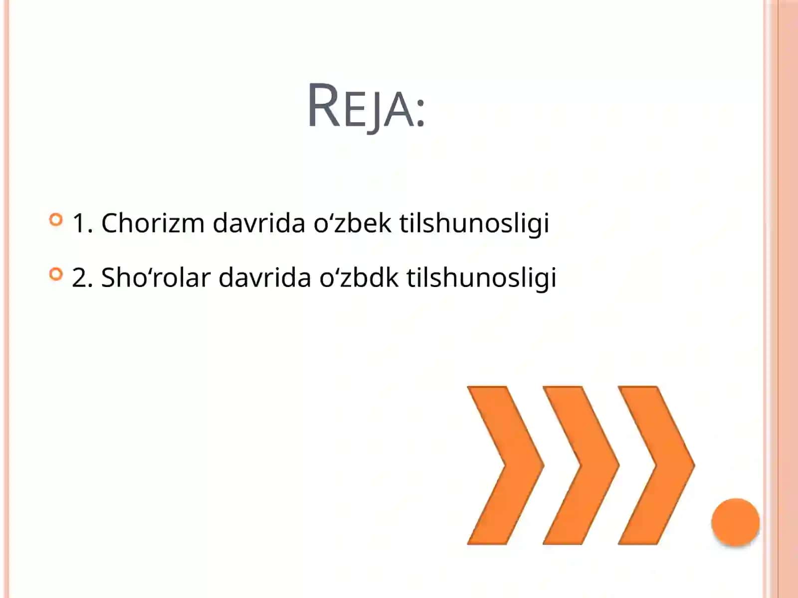 CHORIZM VA SHO‘ROLAR DAVRIDA O‘ZBEK TILSHUNOSLIGI 2