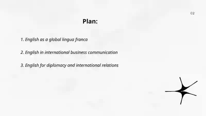 English is the language of communication 2