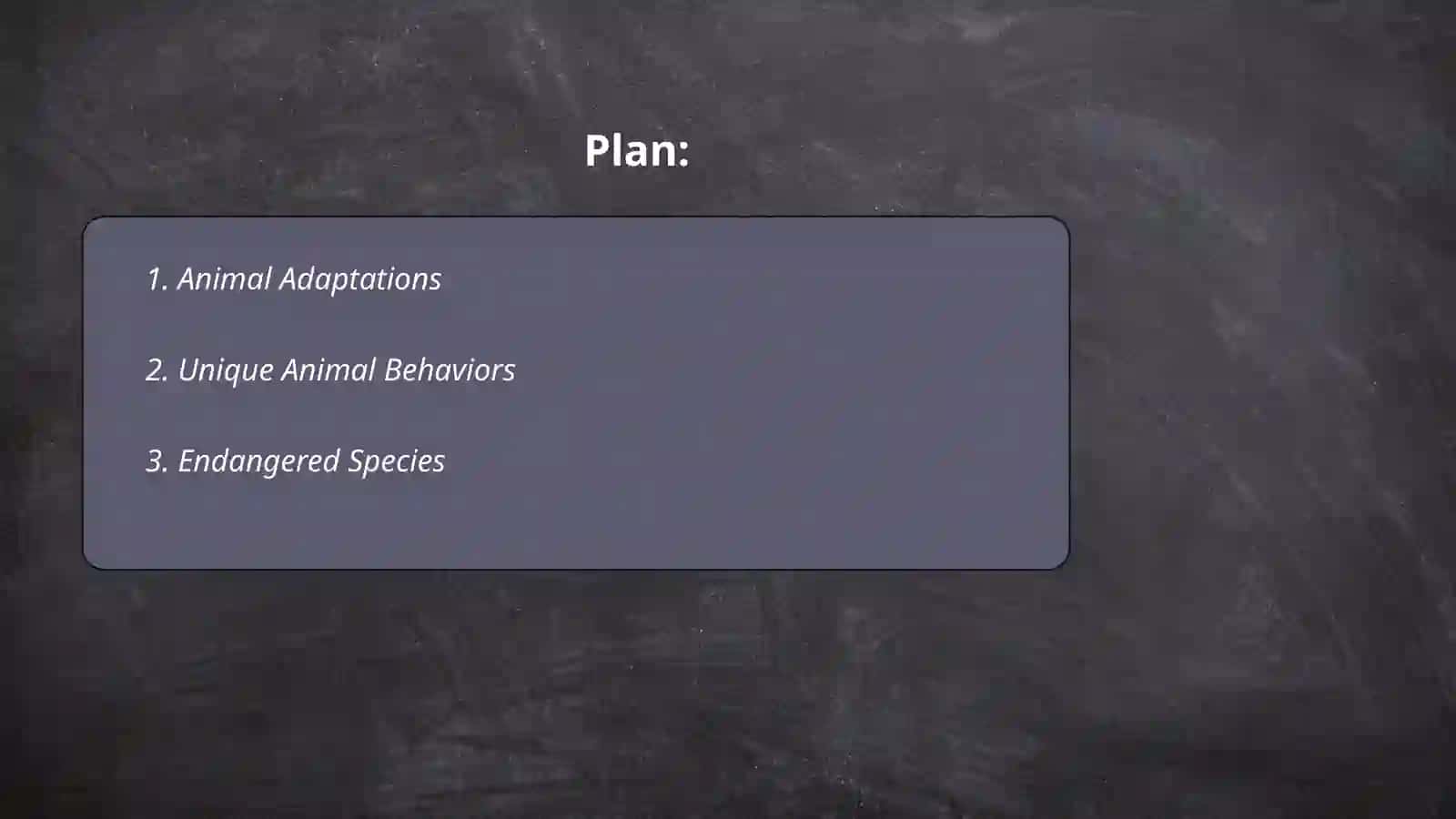 Animal Adaptations 2