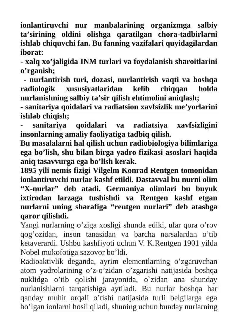 Quyosh radiatsiyasining gigiyenik ahamiyati 2