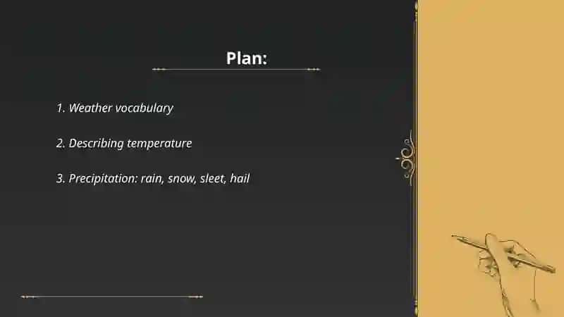 Weather Vocabulary 2