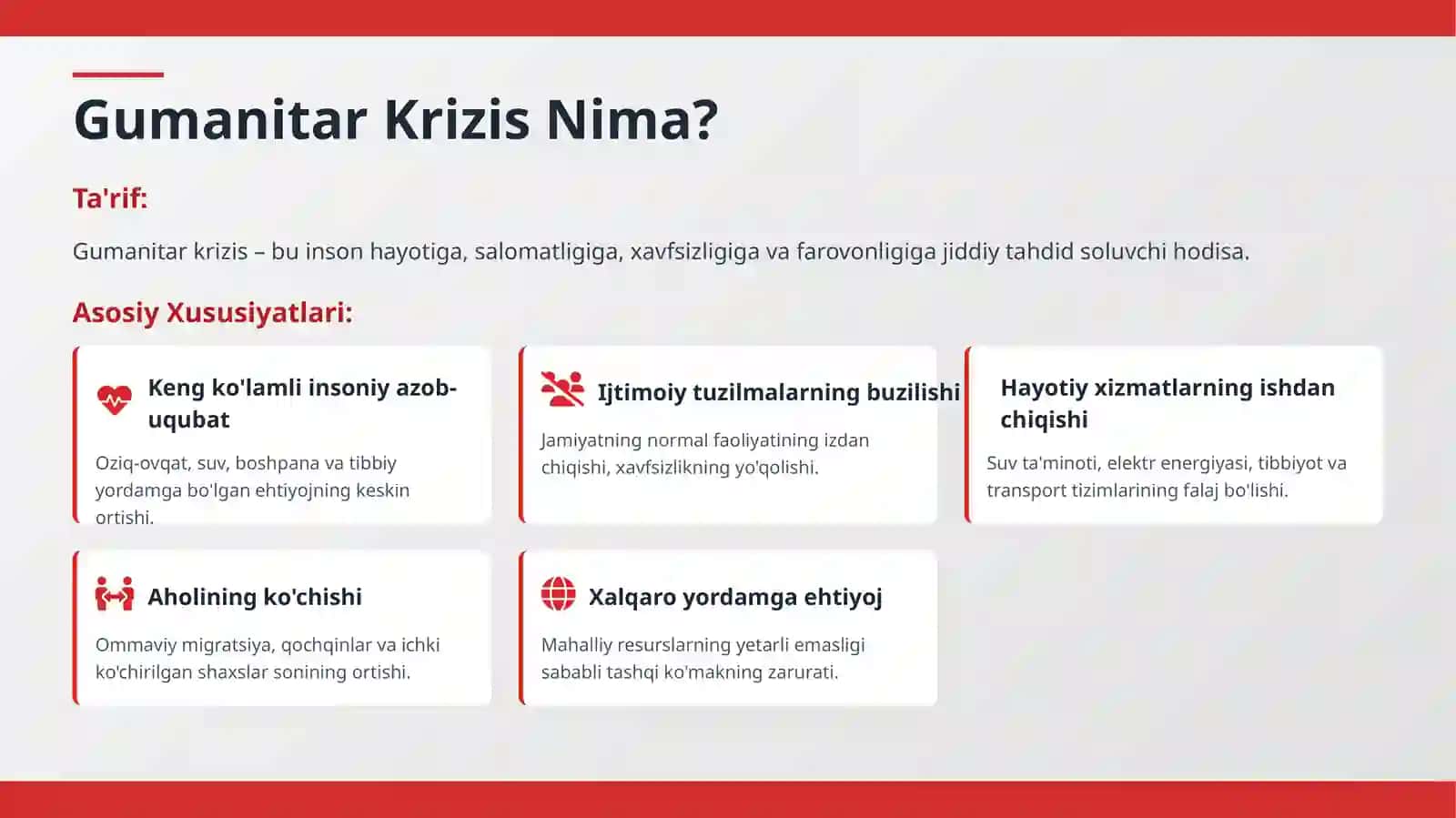 Gumanitar Krizislar Sharoitida 2