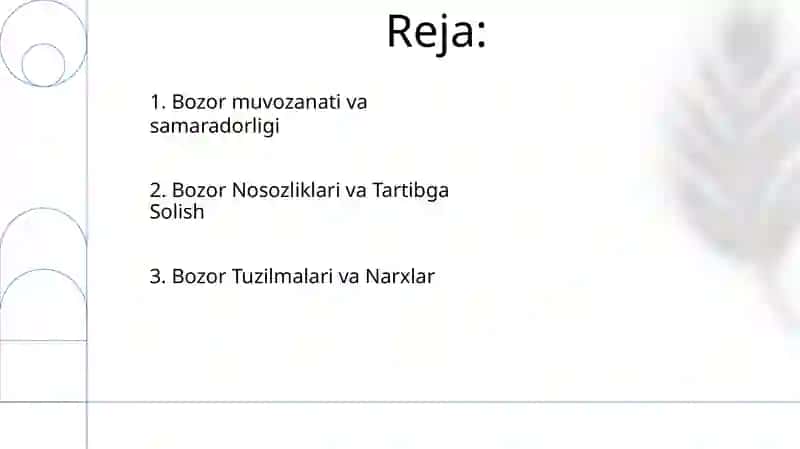 Bozor va uning vazifalari 2