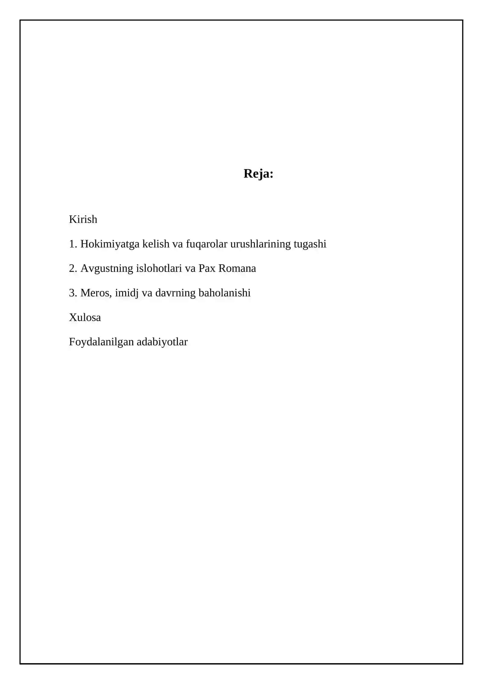 Oktavian Avgust prinsipati 2