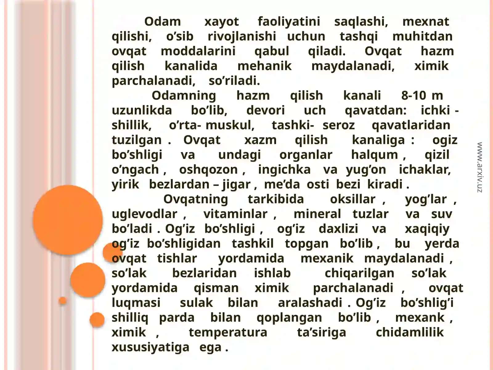 Ovqatlanish gigienasi 2