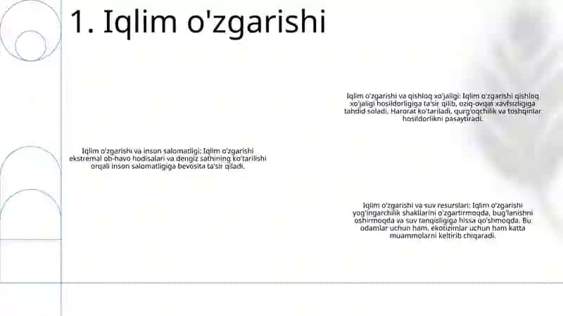 Sinfda Dolzarb Mavzular 2