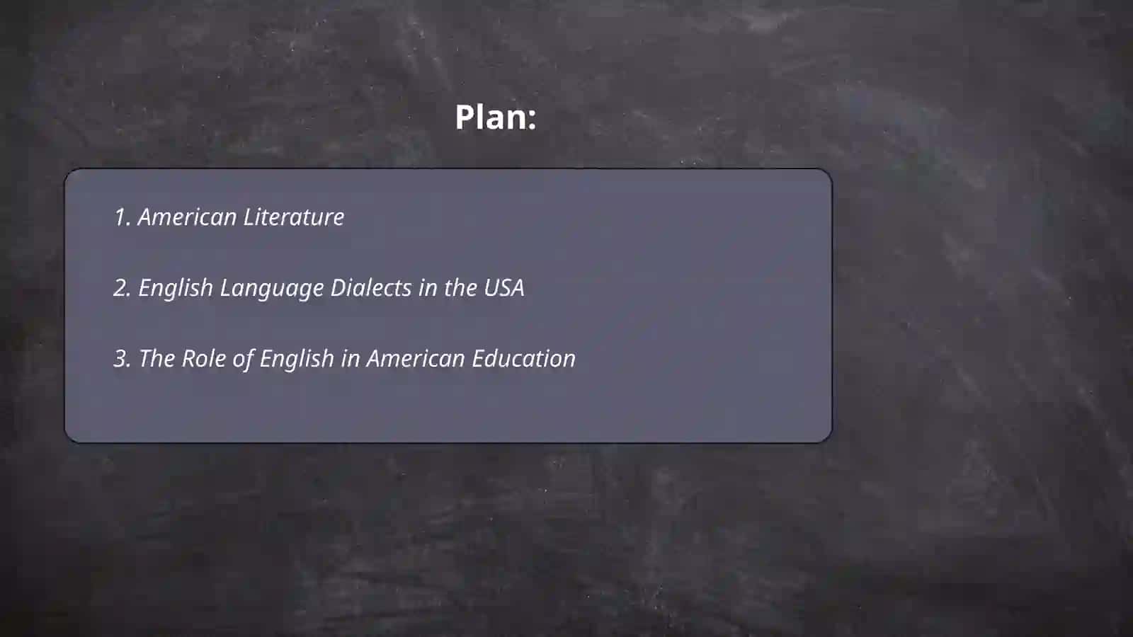 English in the USA 2