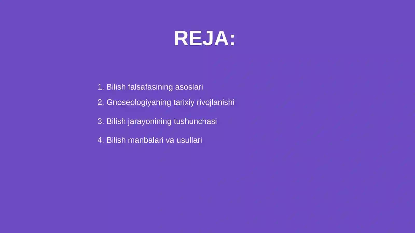 Bilish falsafasi gnoseologiya 2
