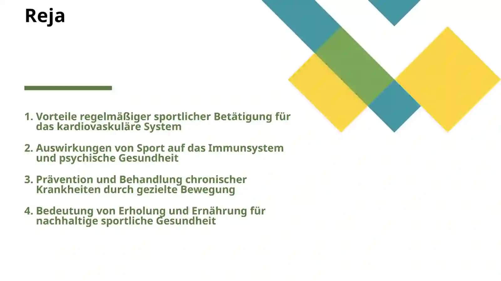 SPORT UND GESUNDHEIT 2