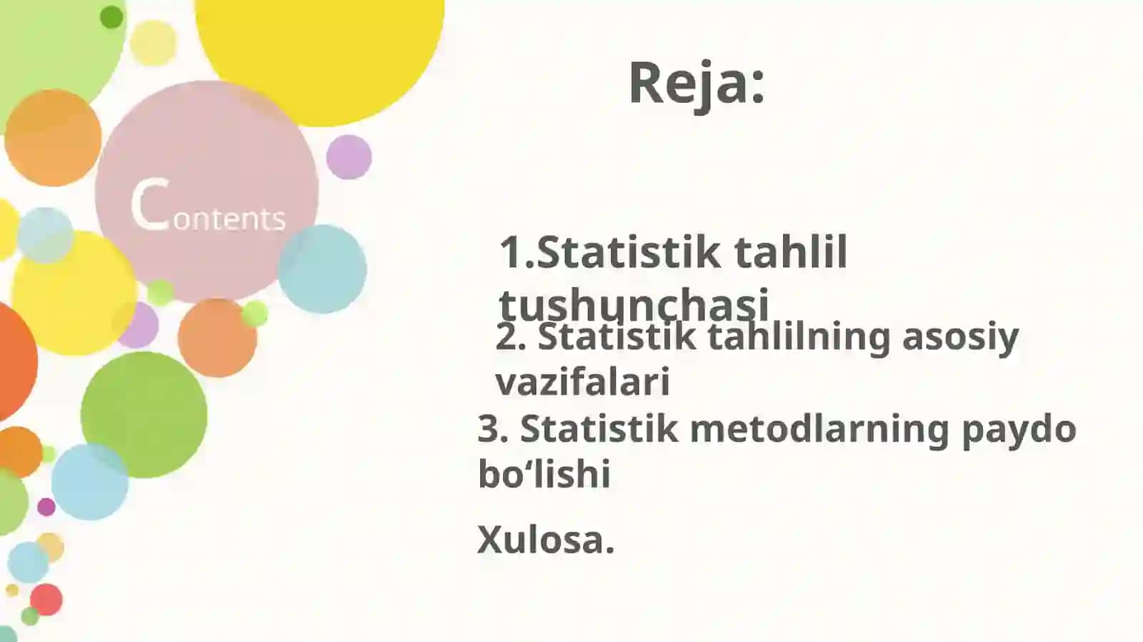 Tilshunoslikda statistik tahlil 2