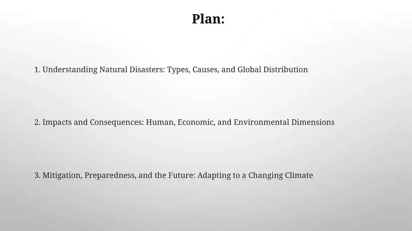 Defining Natural Disasters 2