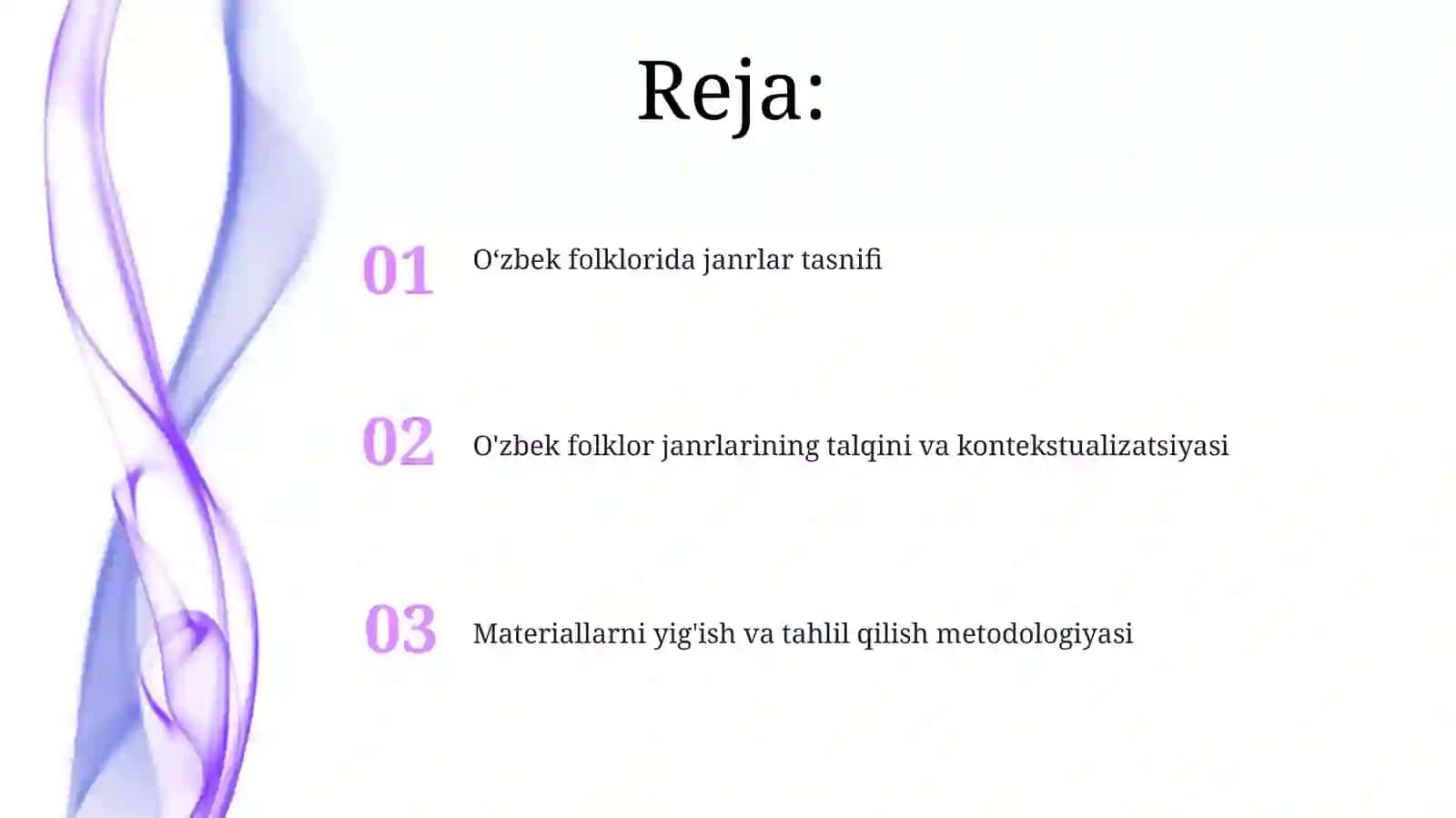 O'zbek folklor janrlarining talqini va kontekstualizatsiyasi 2