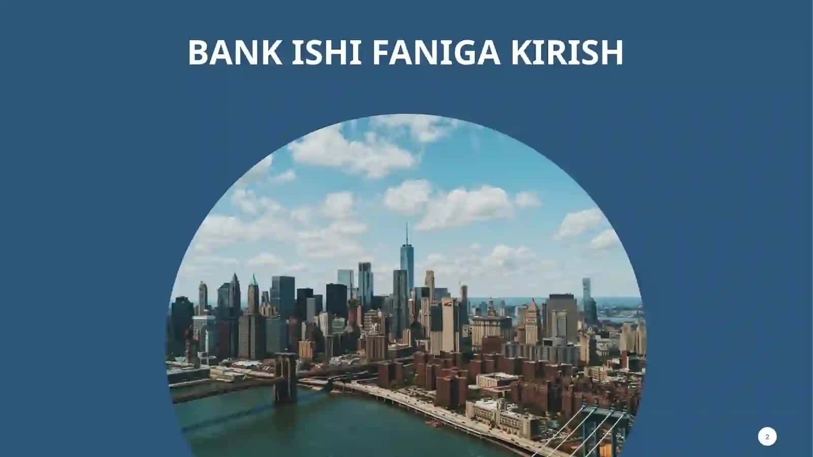 Banklarning qisqacha tarixi 2