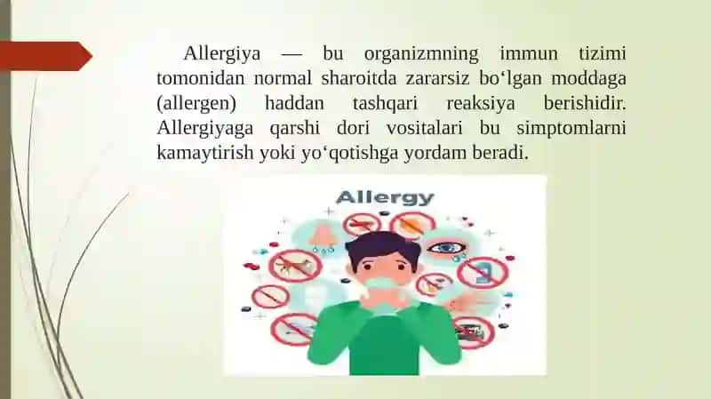 allergiyaga qarshi dori vositalari 2