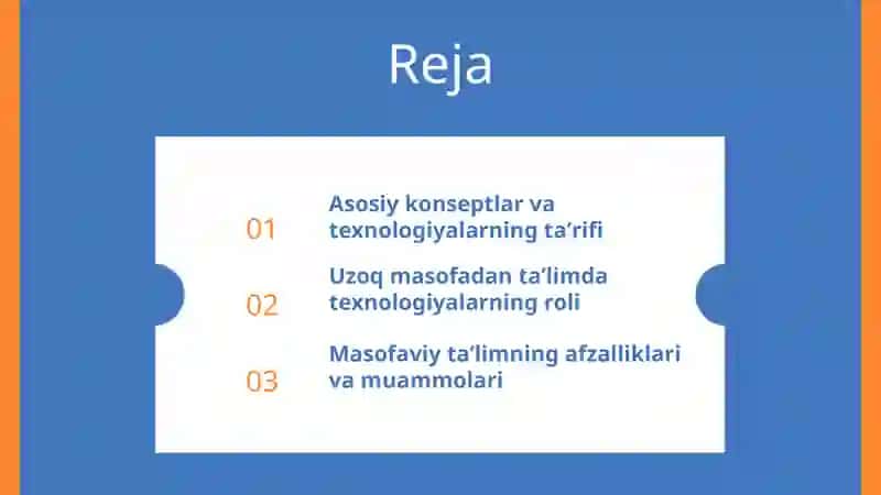 Masofaviy taʼlim texnologiyasi 2