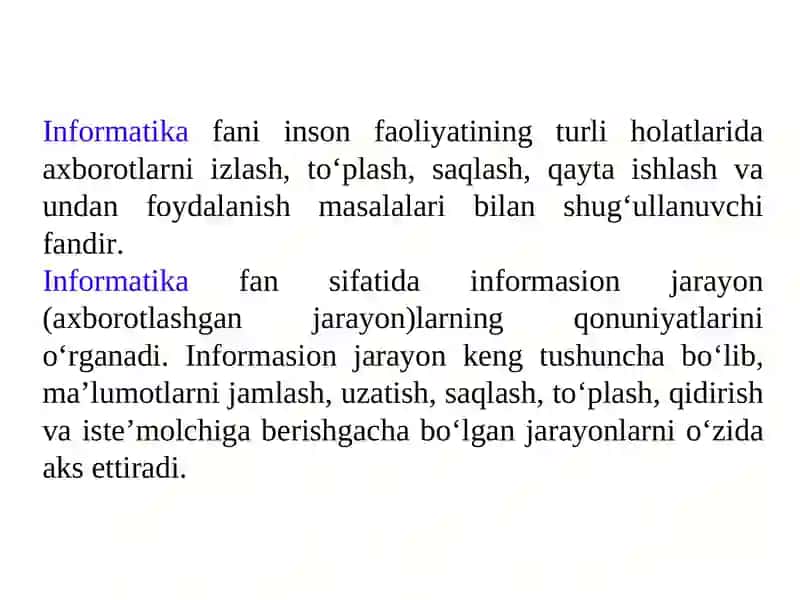 Qurilishda axborot texnologiyalari 2