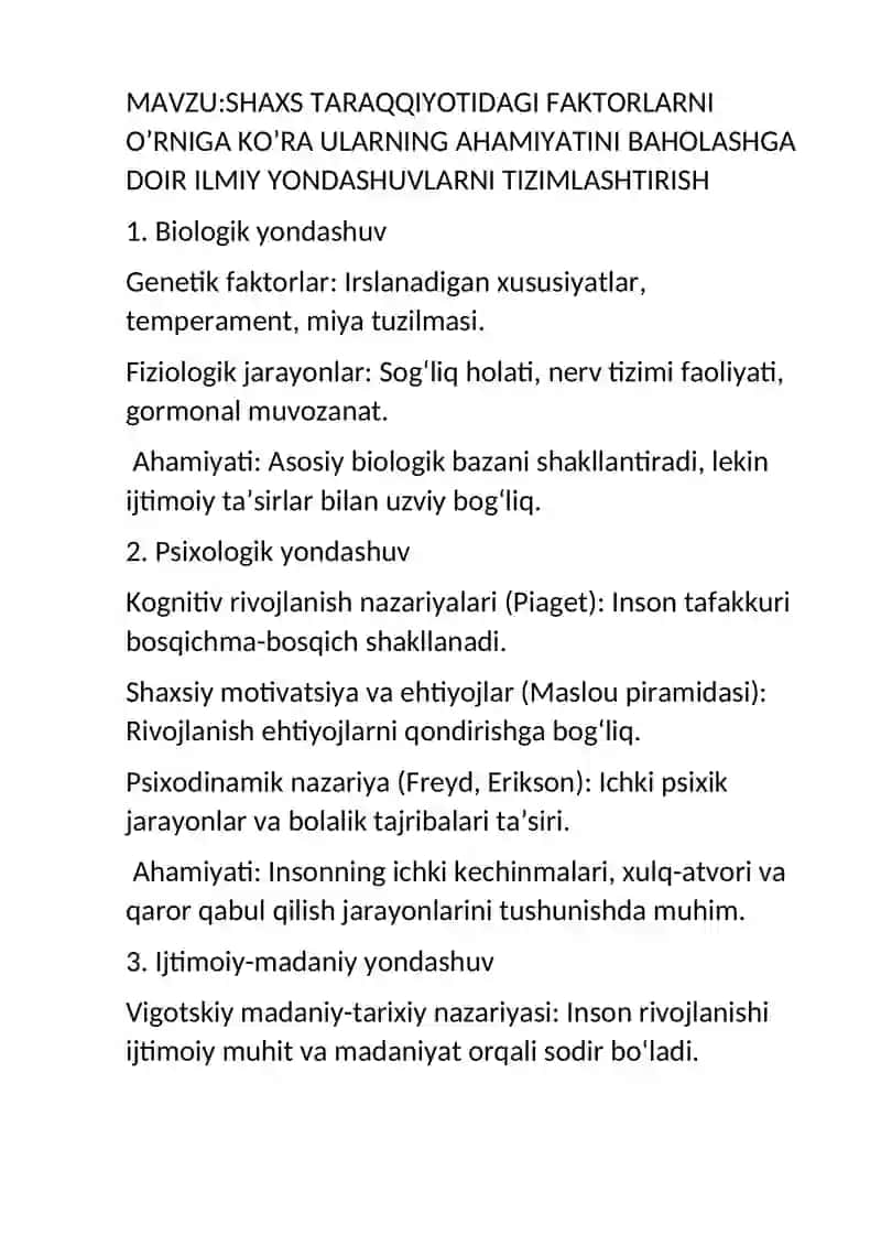 UMUMIY PSIXOLOGIYA(SHAXS)FANI 2
