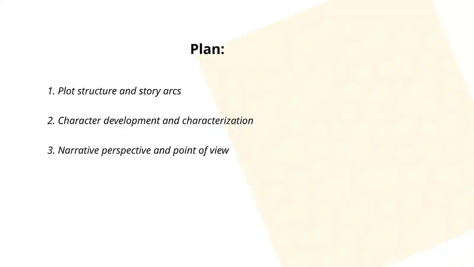 Narrative Fiction 2