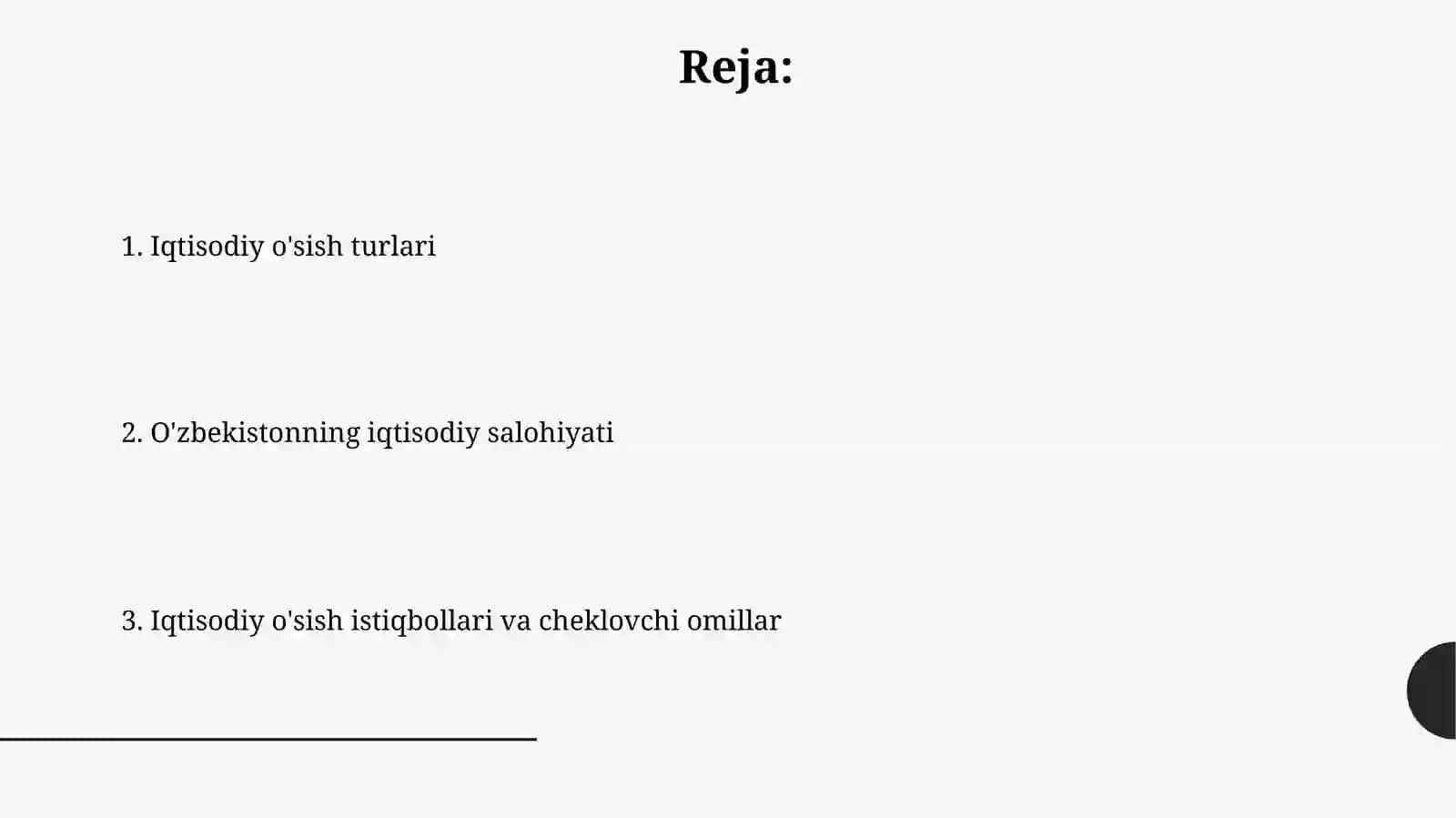 Iqtisodiy o‘sish turlari 2