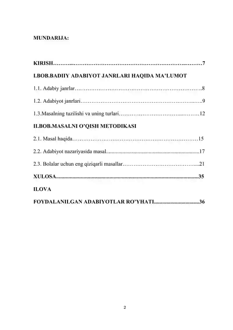 Ona-tili va uni oʻqitish metodikasi 2-sinf 2